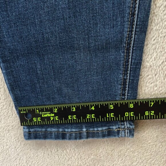 Lincoln Outfitters Womens Jeans 16 Blue Denim Stretch Skinny Leg Mid Rise Casual - Picture 7 of 14